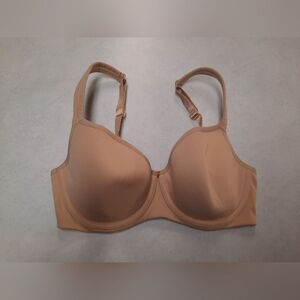 Essential Bodywear Abbie T Shirt Beige Bra 32D Lined Support Control